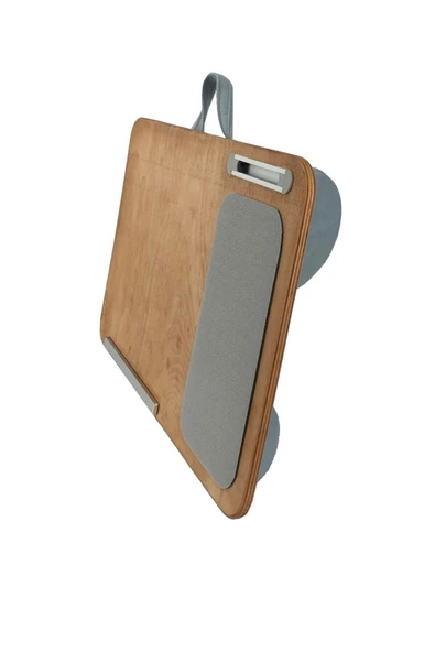 Laptop Sehpa Taşınabilir Minderli Kolay Taşınabilir Çalışma Masası Yatak Odası Salon Dizüstü Sehpa - 4