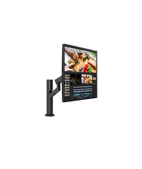 LG 28" 28MQ780 5Ms 60Hz Dual Up QHD 2K Ergo Nano IPS Monitor - 9