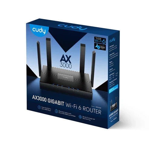 CUDY N300 WiFi Router - 3