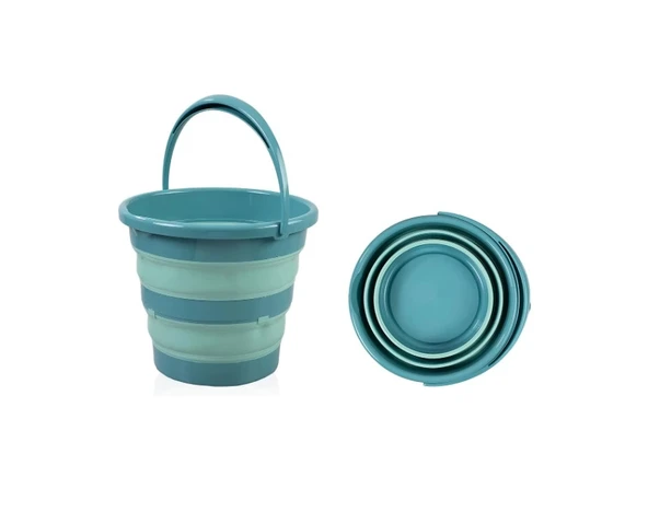 BabyJem Katlanır Banyo 5'Li Küvet Seti 596 Turkuaz - 5