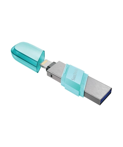 SanDisk iXpand Flash Drive Flip 128GB, Mint color - Resim 4