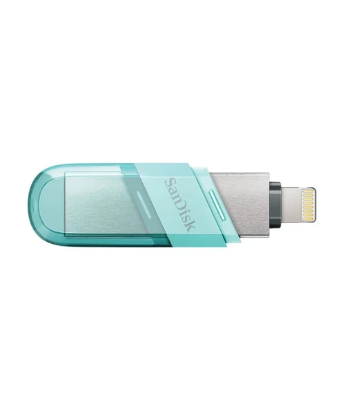 SanDisk iXpand Flash Drive Flip 128GB, Mint color - Resim 3
