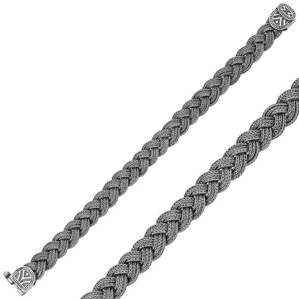 Gümüş Elişi Örgü Bileklik - 2