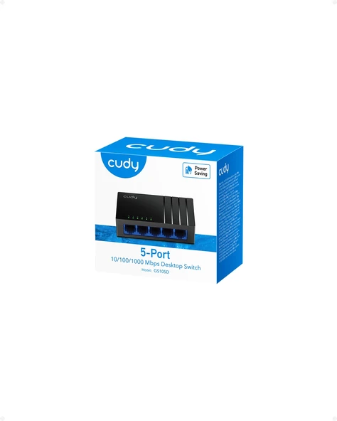 CUDY 5-Port Gigabit Metal  Switch - 5
