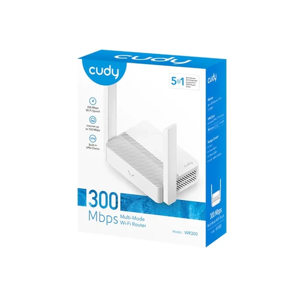 CUDY N300 WiFi Router - 2