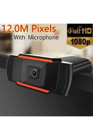 Webcam Orjınal 1080p Konferans Kamera Dahili Mikrofon Chat Görüntülü Sohbet Yayın Kamerası Hd Video - Resim 3