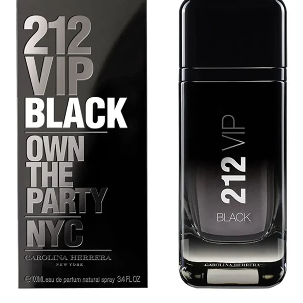 Carolina Herrera 212 Vip Black Edp 100 ml Erkek Parfüm - Resim 2