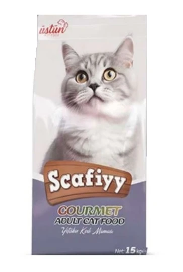 Scafiyy Gurme Yetişkin Kedi Maması 15 Kg - Premium İçerik, Dengeli Beslenme