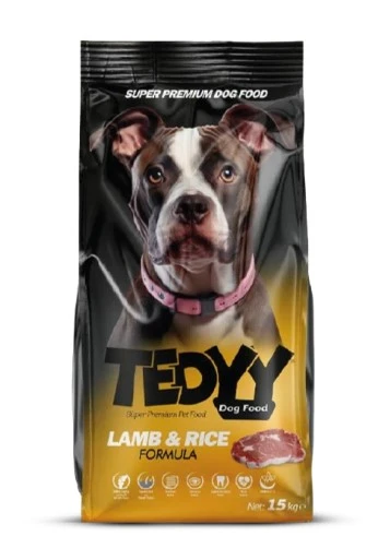 Tedyy Kuzu Etli Pirinçli Yetişkin Köpek Maması 15 Kg