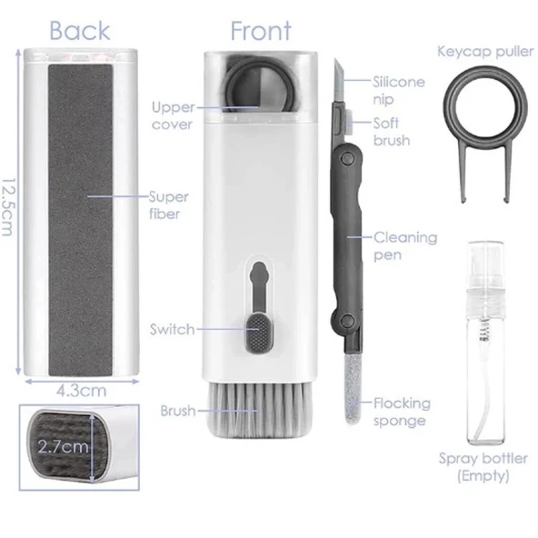 Çok Fonksıyonlu 7 In 1 Aırpods Klye Ekran Kulaklık Temızleme Kıtı - 5