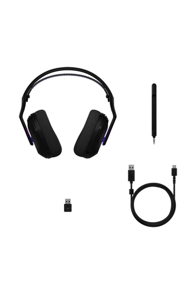 Logitech G522 LIGHTSPEED LIGHTSYNC RGB Kablosuz Bluetooth Oyuncu Kulaklığı - Siyah - 5