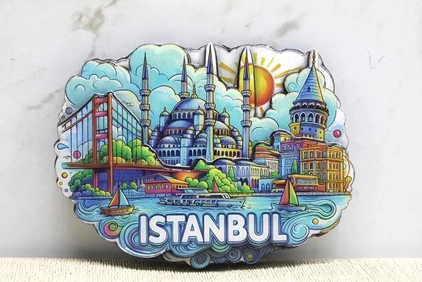 Ahşap İstanbul Temalı Magnet Alk4361 ürün görseli