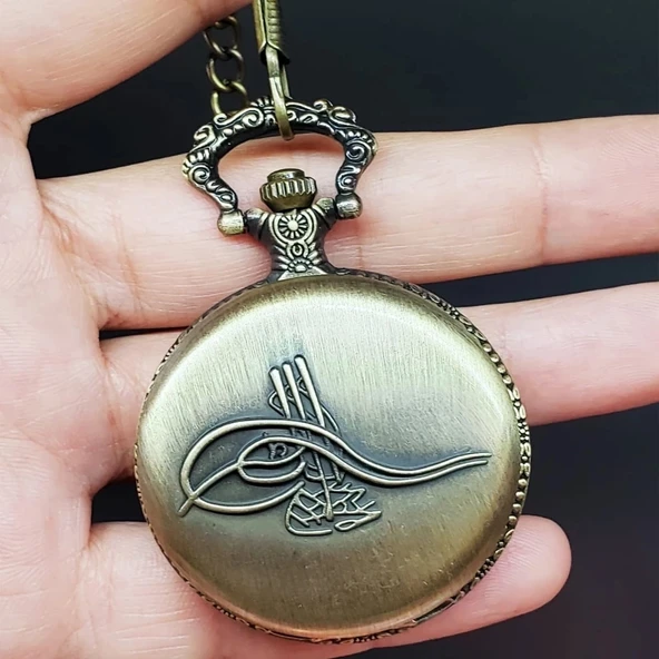 Osmanlı Tuğralı Köstekli Saat - 3