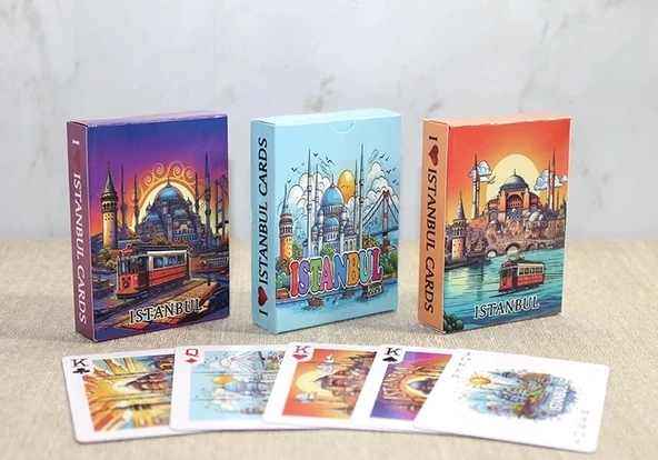 İstanbul Temalı İskambil Oyun Kartı Alk4350