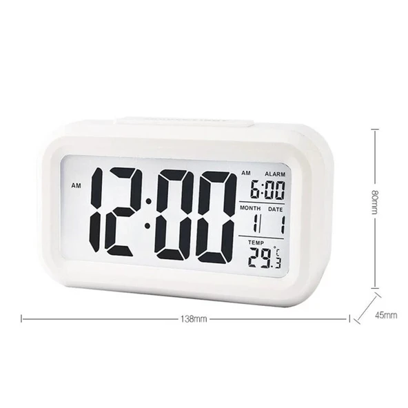 Dijital Alarmlı Masa Saati - 4