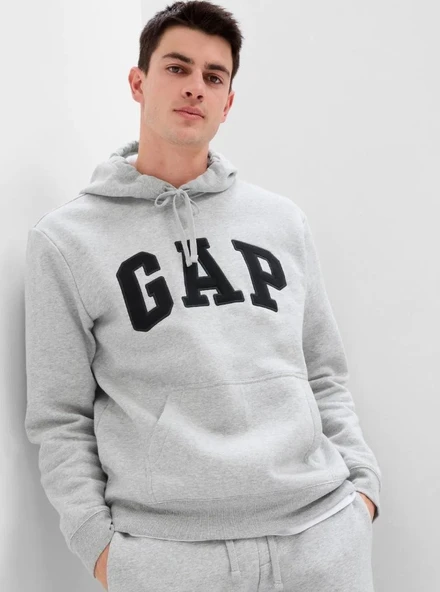 Gap V-Heritage Logo Po 850834 Erkek Kapüşonlu Sweatshirt ürün görseli 1