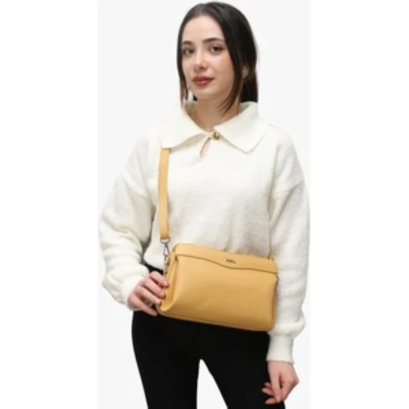 Bayan Linen Portföy Çanta 67-6012 - Resim 9