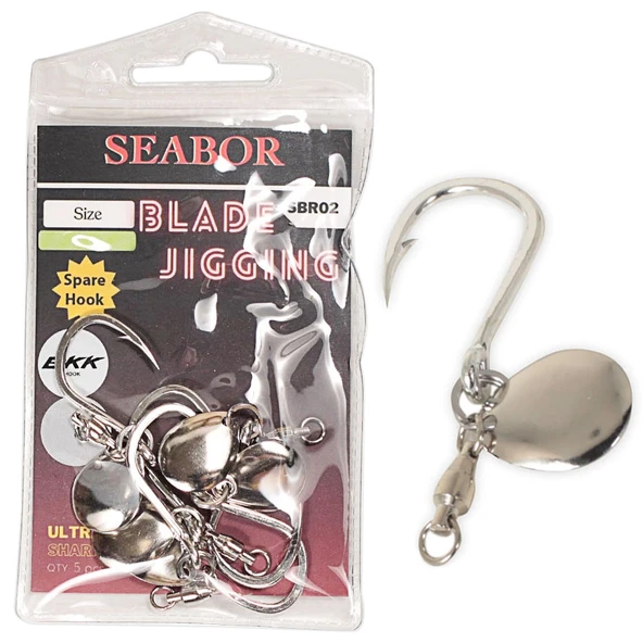 Seabor Blade 5 Adet (Spare Hook) Jig Asist İğnesi  2/0 No ürün görseli 1