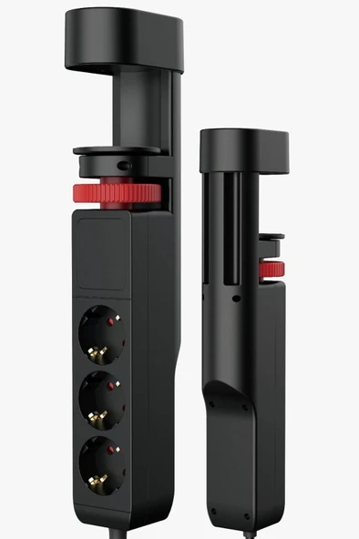 Masa Tipi Pd20w Akım Korumalı 3’lü Priz 2xusb 1xtype-c Girişli Kablolu Priz Ftr19