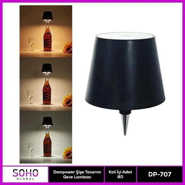 Dempower Şişe Tasarımlı Gece Lambası - 2
