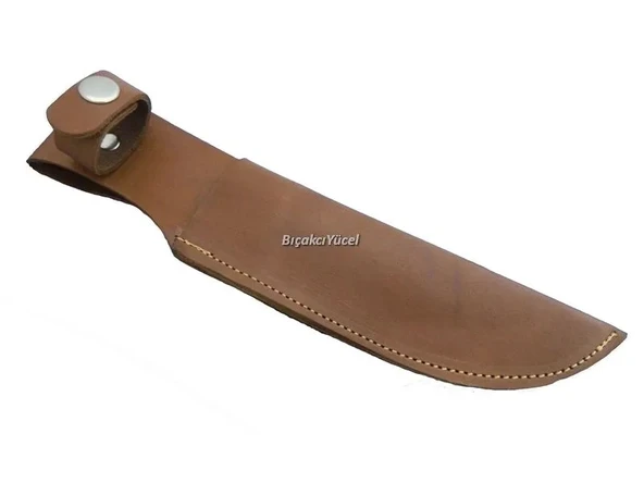 Hakiki Deri Uzun Bıçak Kılıfı 27 Cm, Kemerlikli - 2