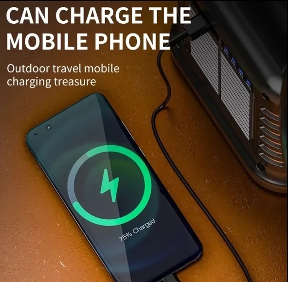 Wıson Ws-4343 Çok Fonksiyonlu Solar Şarjlı Powerbanklı Kamp Lambası - 2