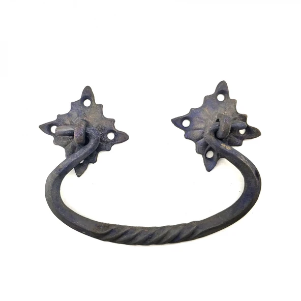 Antika Tarz Dekoratif Pirinç Kazan Kulbu - 90x130 Mm, Oksit