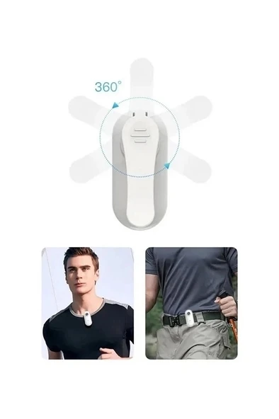 Mini 4k Wıfı Aksiyon Kamerası Vücut Kamerası Giyilebilir Video Kaydedici Hafıza Kartı Dahil - 4