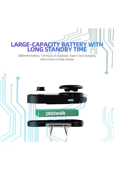 A30 Motosiklet Kask Kulaklık Intercom Işıklı 2 Eşleşme Özellikli - 3