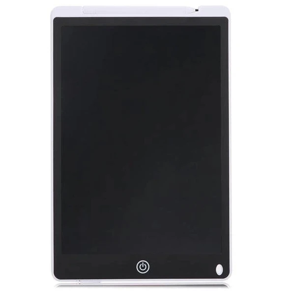 T12 Beyaz Writing Tablet Lcd 12 Inç Dijital Kalemli Çizim Yazı Tahtası - 2