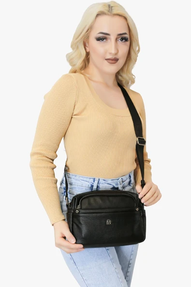 Bayan Çarpraz Askılı Çanta - 67-7081 - Resim 9