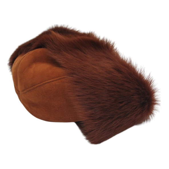 Toskana Deri Börk Bere Kürklü Börk Yumuşak Dokulu Erkek Börk Kadın Börk - Resim 4