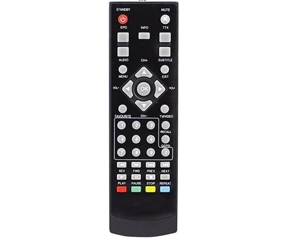 Mersat 13039 Full HD Minibox Uydu Alıcı Kumandası