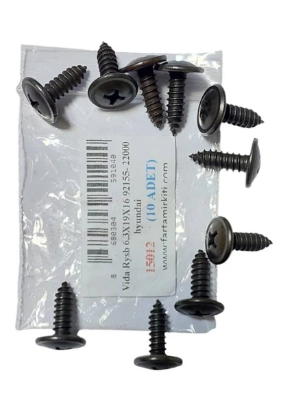 Vida Rysb 6,3X19X16 92155- 22000 hyundai (10 ADET) 15012 ürün görseli