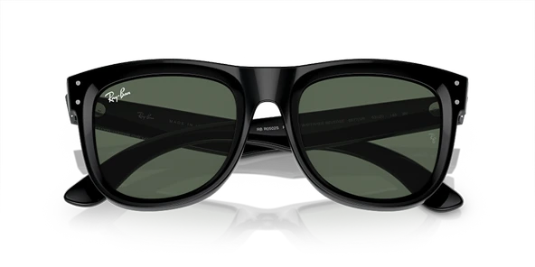 Ray-Ban Wayfarer Reverse R0502S 6677VR Black-Dark Green Güneş Gözlüğü - Resim 2