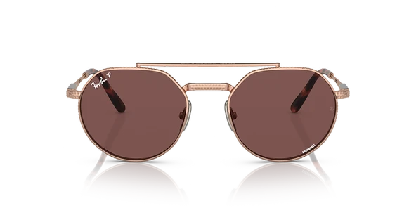 Ray-Ban Jack II Titanium 8265 3140AF Rose Gold-Dark Violet Polarize Güneş Gözlüğü - 2