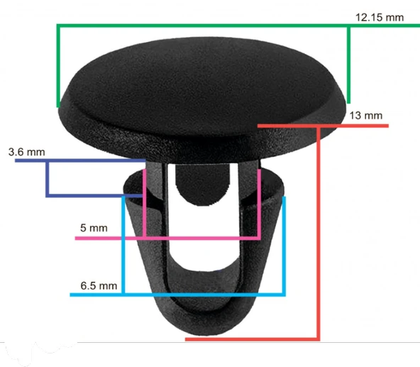 Toyota - GM SAYK1317 12 ADET MARKA İLE UYUMLU - Resim 2