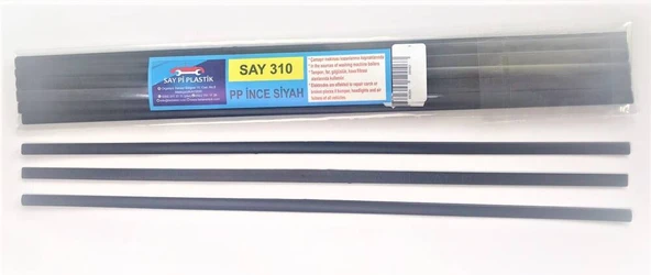 PP İNCE SİYAH PLASTİK KAYNAK ÇUBUĞU (20 PAKET)