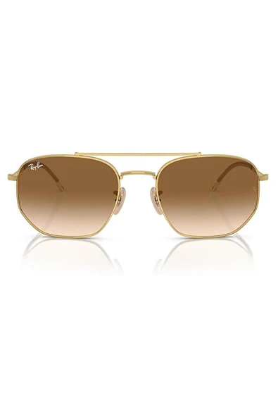 Ray-Ban 3707 001/51 Gold-Brown Güneş Gözlüğü - Resim 2