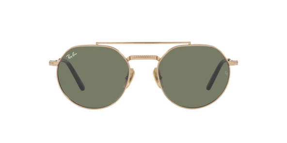 Ray-Ban Jack II Titanium 8265 313852 Gold-Green Güneş Gözlüğü - Resim 2