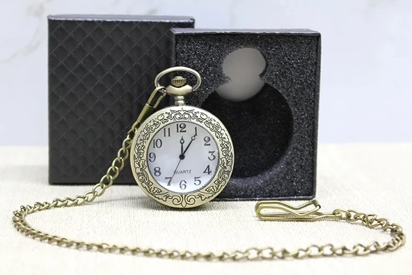 Özel Kutulu Antik Köstekli Saat Alk4679 ürün görseli