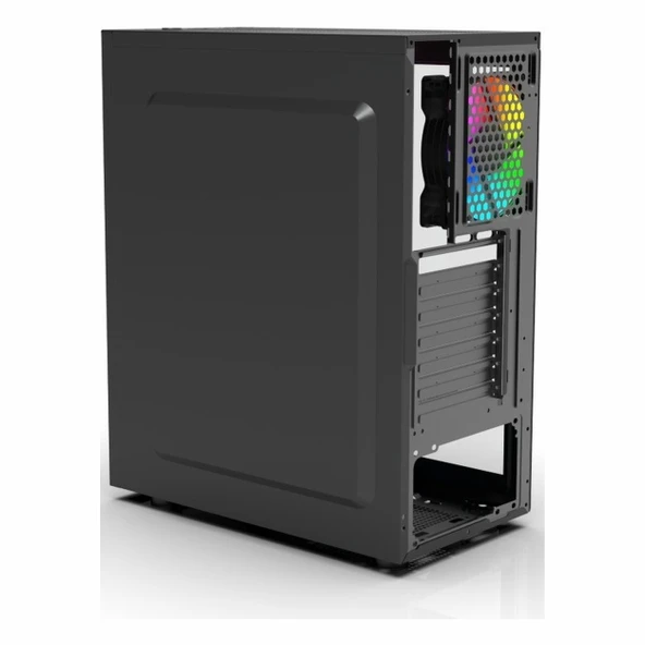 Inca Empousa EMG-15XN 650W USB 3.2 ARGB ATX Mid Tower Siyah Kasa - Resim 6