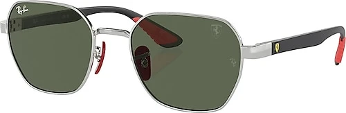 Ray-Ban Scuderia Ferrari 3794M F03171 Silver-Dark Green Güneş Gözlüğü - 1