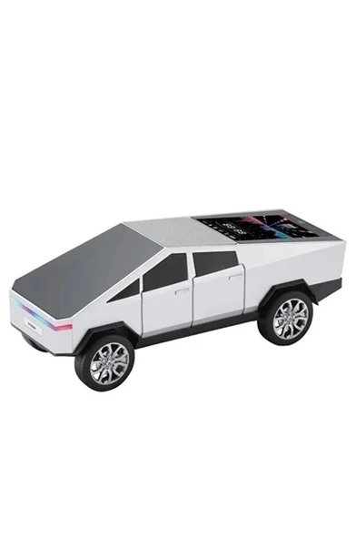 D68 Cyber Model Araba Tasarımlı Bluetooth Hoparlör 15w Güçlü Ses Rgb Led /tws/usb Beyaz - 2