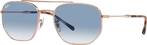 Ray-Ban 3707 92023F Rose Gold-Blue Güneş Gözlüğü - 1