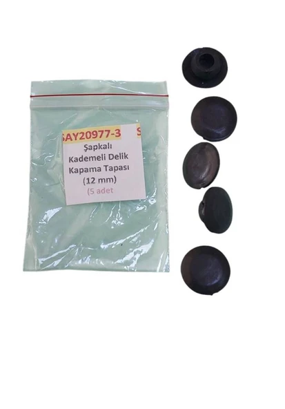 20977 Şapkalı Kademeli Delik Kapama Tapası 12 mm 5 ADET 20977-3 ürün görseli