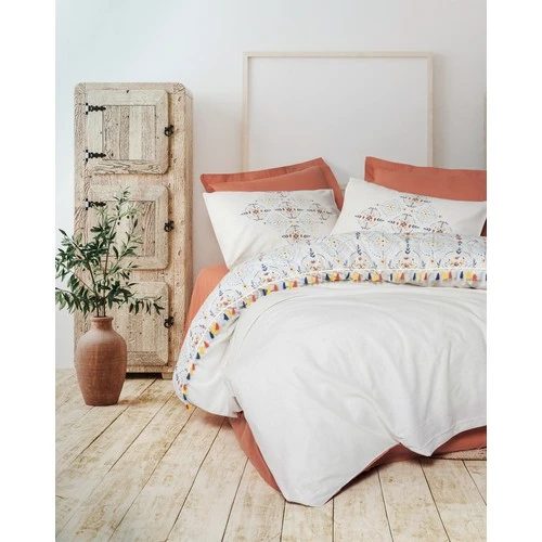 Cotton Box Candy Serisi Tek Kişilik Nevresim Takımı Milis Kiremit ürün görseli