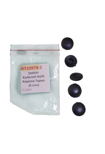 20978-2 Şapkalı Kademeli Delik Kapama Tapası 8 mm 5 ADET 20978 2 ürün görseli