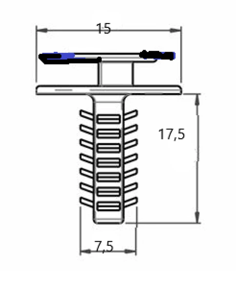 Chrysler GM  SAYK0402 12 ADET MARKA İLE UYUMLU - Resim 2