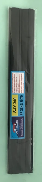 PP GENİŞ SİYAH ELEKTRO ÇUBUK 20 PAKET ürün görseli